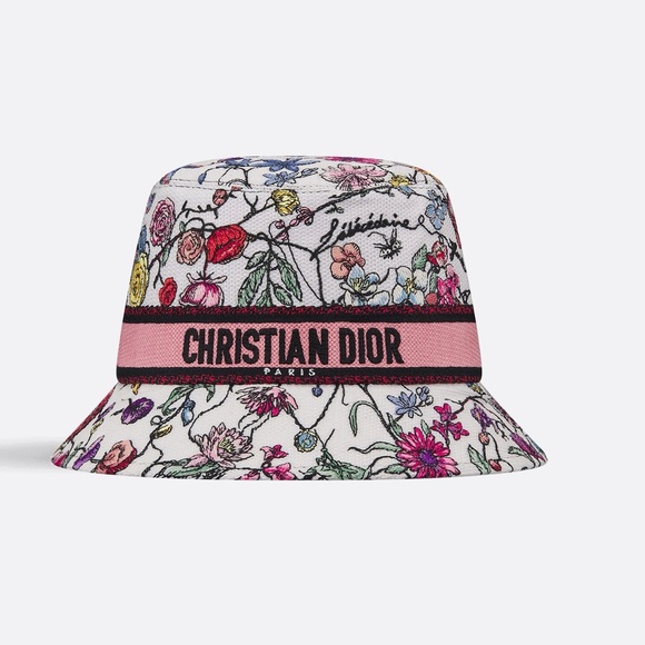 NWT Dior D-Bobby Florilegio Small Brim Bucket Hat Size 59 - Picture 2 of 9